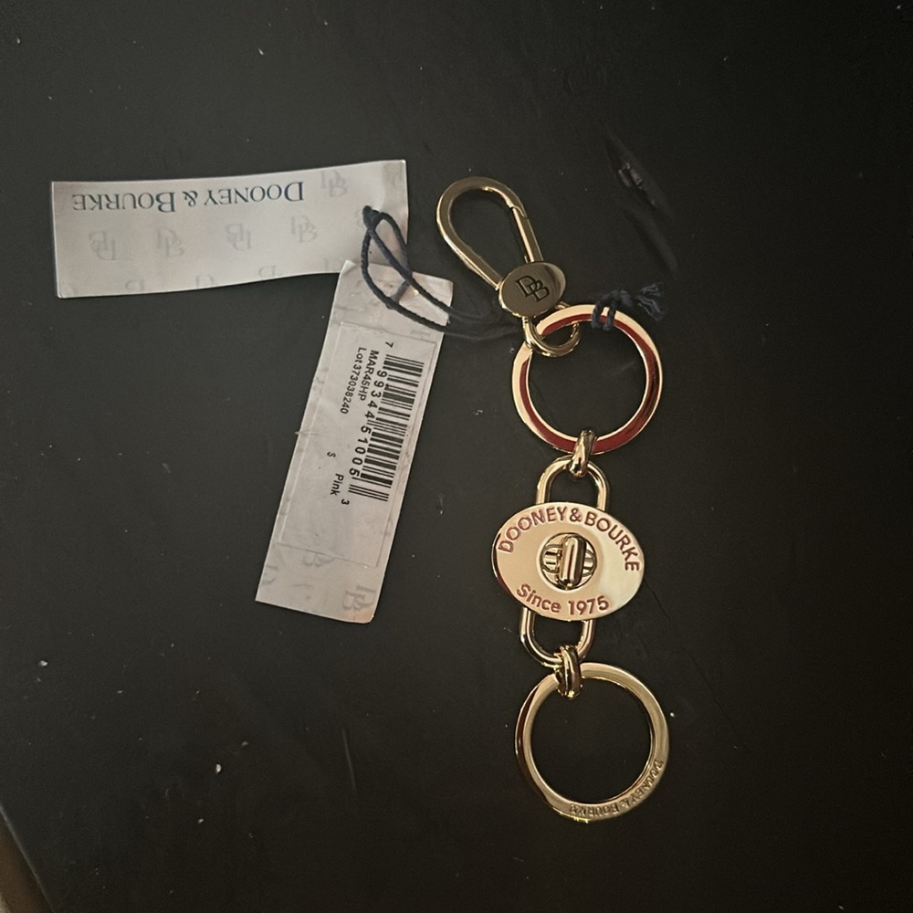 Dooney & Bourke keychain charm fob purse decor new with tags